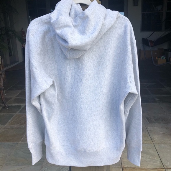 CHAMPION HOODIE REVERSE WEAVE NWT GRAY MENS L, M - Picture 4 of 8